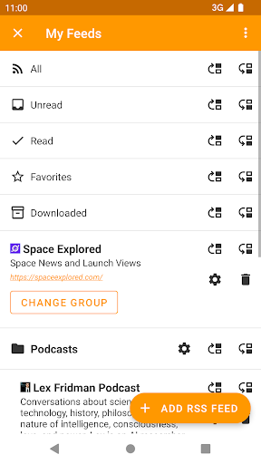 RSS Reader Offline | Podcast Screenshot 4 - AppWisp.com