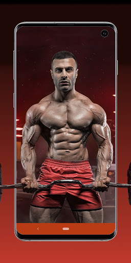 Android application Bodybuilder Chest Arm Workout screenshort