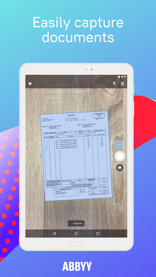 #7. ABBYY Capture (Android) De: ABBYY USA Software House Inc