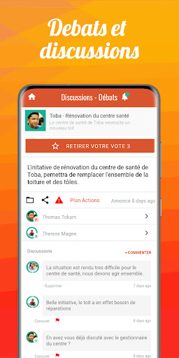Android application Tobaplus screenshort