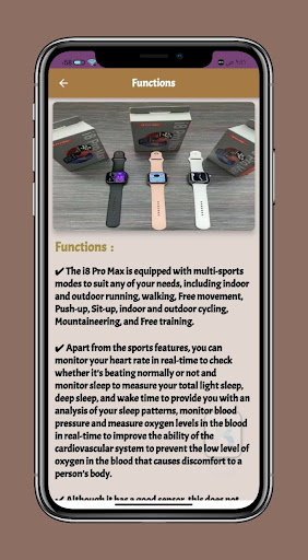 i8 pro max smart watch Guide Screen 2