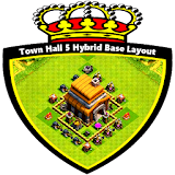 Hybrid Base for COC TH5 2017 icon