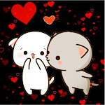 Cover Image of डाउनलोड Love Stickers - Mochi Cat 2022  APK