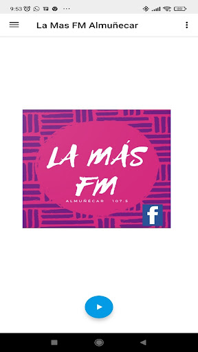 Android application La Mas FM screenshort