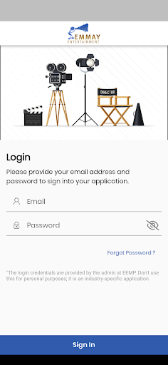Android application EEMP screenshort