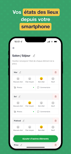 Android application nockee - État des lieux screenshort