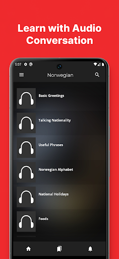 Android application Fast, Speak Norwegian Language screenshort