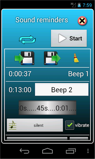 Android application Sound reminders screenshort