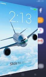 Airplane Lock Screen Wallpaper Pro