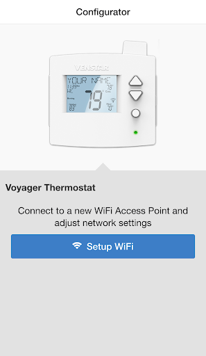 Android application Venstar Configurator screenshort