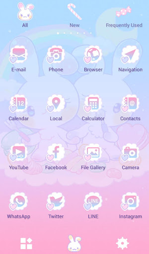 Cute Dreamy Rabbit +HOME Screen 3