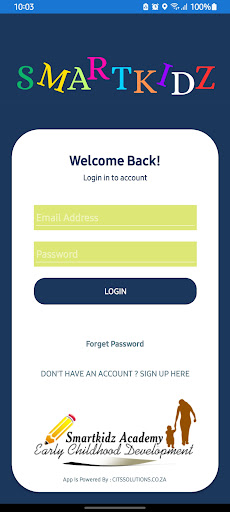 Android application SmartKidz Academy screenshort