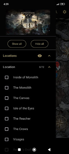 Clair Obscur Map Unofficial