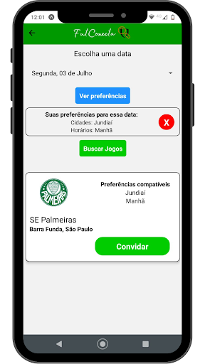 FutConecta Screen 3