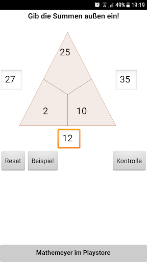 Rechen-Dreiecke Screenshot 1 - AppWisp.com