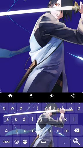 Sasuke WASticker  Keyboard Themes Wallpaper