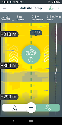 Android application Jobsite Temp screenshort