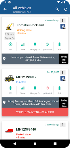 DTRACK Screen 3