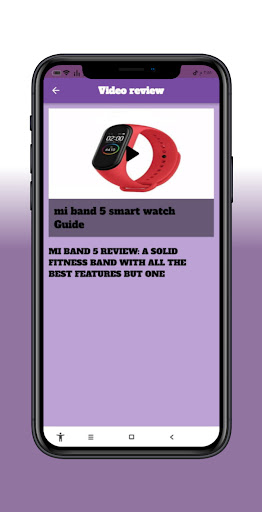 mi band 5 smart watch Guide Screen 2