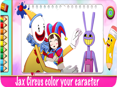 jax amazing pomni circus color