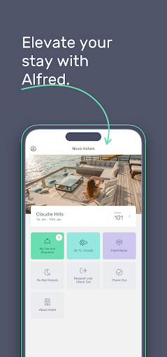 Android application Alfred Guest screenshort