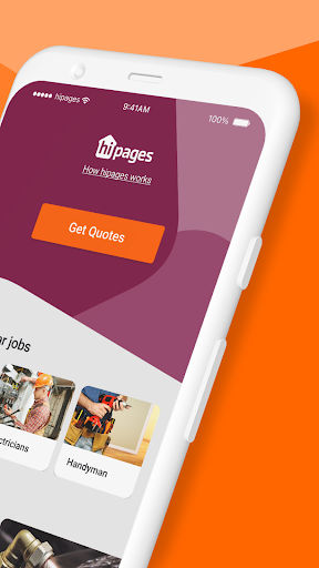 hipages -hire the right tradie Screen 2