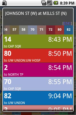 BusRadar for Madison Screen 2