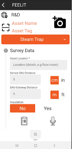 Feelit Installation App Screen 2