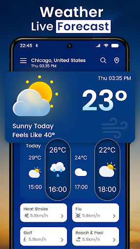 Android application Weather Wiz : Weather Forecast screenshort
