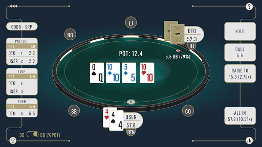 DTO Poker - Your GTO MTT Poker Trainer screenshots 1