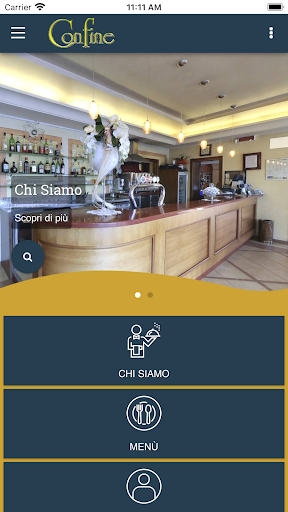 Android application Hotel Trattoria Confine screenshort