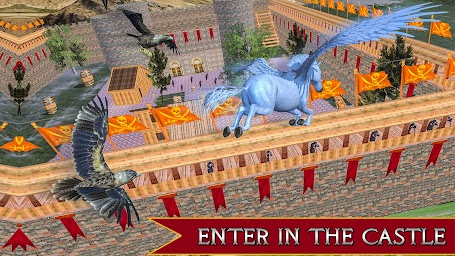 Flying Unicorn Horse Game