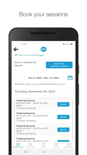 Spark Fitness & Performance Screen 3