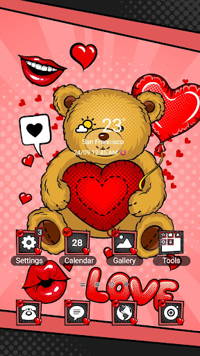 Android application Love Bear Comics - Wallpaper screenshort