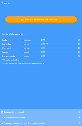 Android application Trypelim screenshort