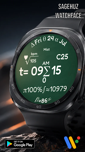 Math – Formula Watch Face screenshot 4
