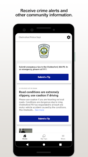 Android application Chelmsford PD screenshort