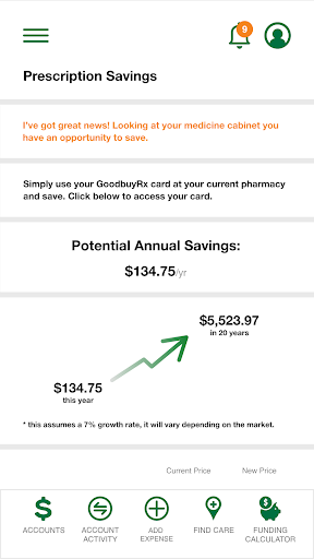 TRI-AD Benefits on the Go Screen 2