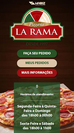 Android application La Rama Pizzaria screenshort