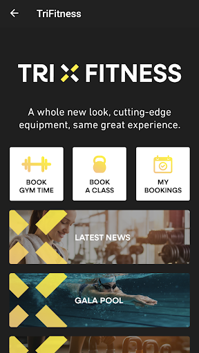 Android application TriFitness screenshort