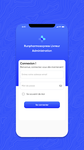 Android application Runpharmaexpress Livreur screenshort