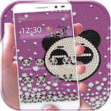 Diamond Panda Theme Bling Love icon