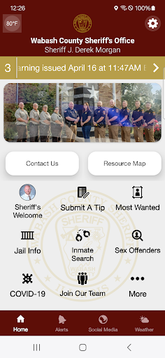 Android application Wabash County Sheriff's Office screenshort