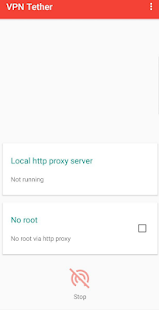 VPN Tether (share VPN connecti Bildschirmfoto