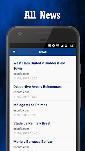 Android application Hertha Total News screenshort