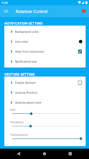 Rotation Control Screenshot