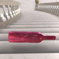 Bottle on Stairs Rolling Down