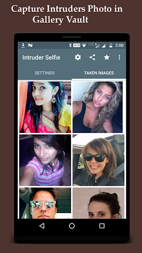 Android application Intruder Selfie Alert screenshort