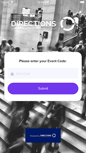 Android application Directions Events screenshort