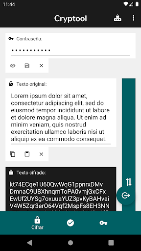 Vista previa de la aplicación